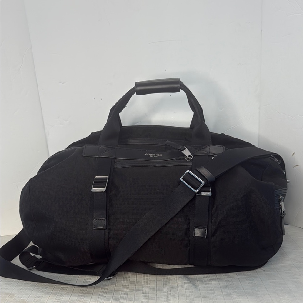 Michael Kors Kent Sport Unisex Weekender Black convertible Travel Bag Duffle